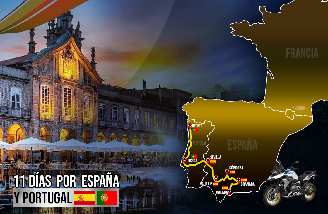 Las mejores rutas de Moto de Carretera en Braga (Portugal)