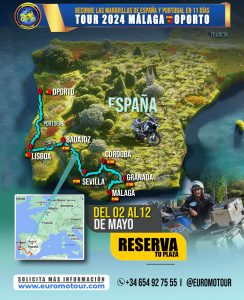 mapa-ruta-en-moto-tour-Málaga-Oporto